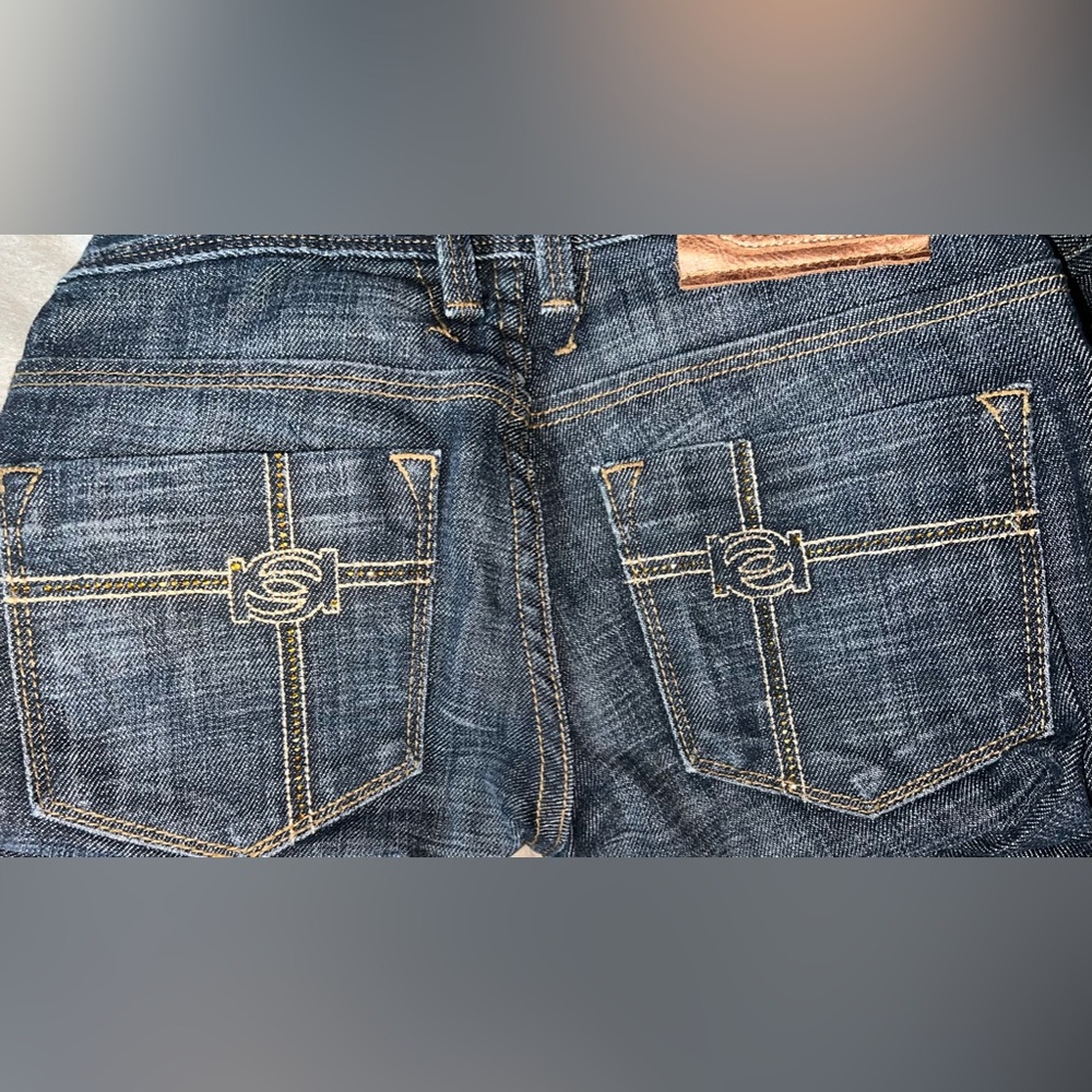bebe Charlotte Crystals on butt Jeans NWT Size 24